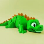 Cute movable dinosaur