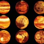 Solar System Lithophane Planet Lamp Collection